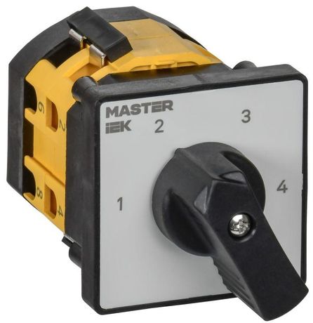 Переключатель кулачковый стандартная рукоятка 10А схема 83 | MI-CS10-010-083 IEK