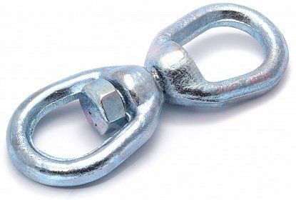 Вертлюг петля-петля 10мм оцинкованный - 18820 ПАРТНЕР