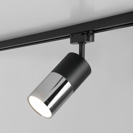 Светильник светодиодный трековый LTB27 Avantag Черный матовый/хром 6W 4200K | a040961 Elektrostandard