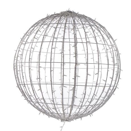 Фигура светодиодная "Шар светодиодный" d120см 600LED тепл. бел. 21Вт 230В IP65 эффект мерцания Neon-Night 501-629