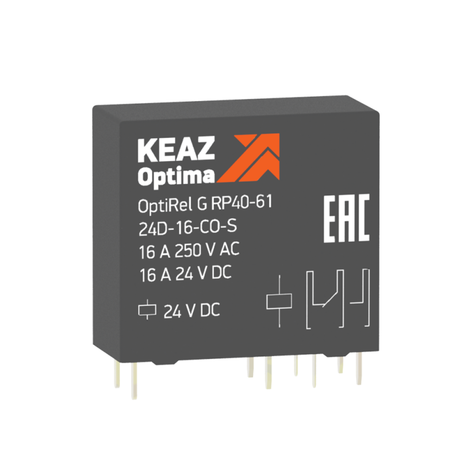 Реле промежуточное OptiRel G RP40-61-12D-16-CO-S| 281038 | КЭАЗ