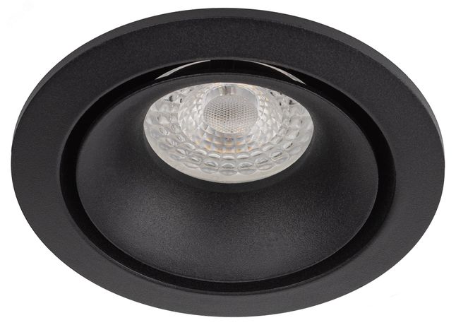 Встраиваемый светильник алюминиевый KL100 BK MR16 GU5.3 черный - Б0055585 ЭРА