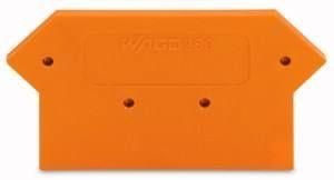 Пластина торцевая промежут. 2.5мм 50х28мм оранж. WAGO 280-331