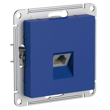 Розетка телефонная AtlasDesign RJ11 механизм аквамарин SE ATN001181 APC