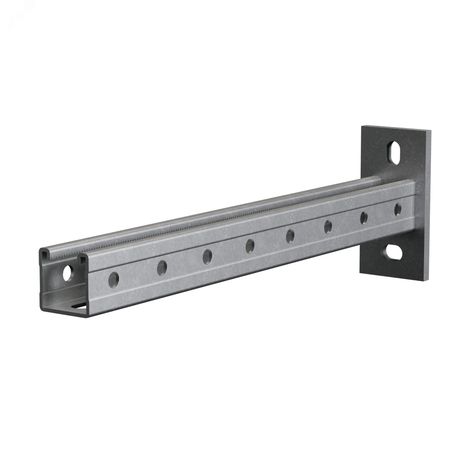 Страт-консоль одиночная усиленная 41х41 L150 s:2,5 мм (тройная перфорация) - KSSU41-150 3P КМ-Профиль LO41242