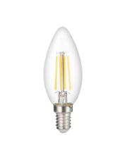 Лампа светодиодная филаментная PLED OMNI 8Вт C35 3000К тепл. бел. E14 230В/50Гц Gold JazzWay 5020917