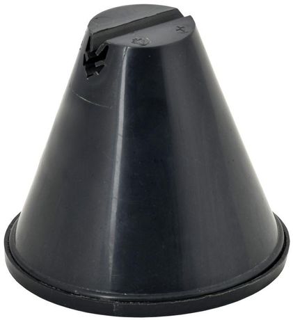 Держатель проводника круглого 8-10мм для плоской кровли h=100мм пластик с бет. IEK - ZDP80-70-6-18-100