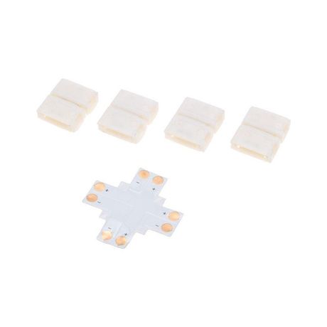 Коннектор Х-образный для светодиодной ленты SMD 10мм Rexant 148-122 MEET