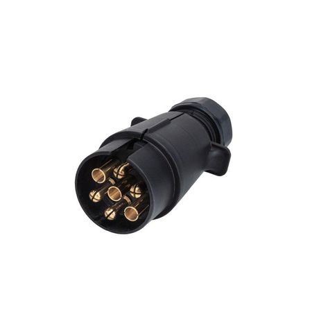 Вилка прицепа 12В 7 контактов пластик Rexant 16-0323 MEET