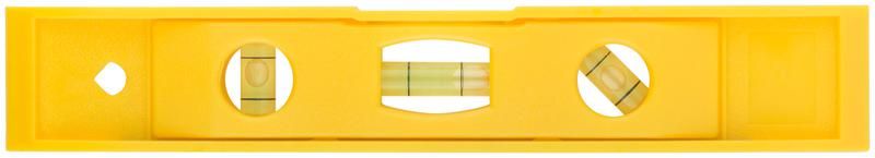 Уровень ''Торпедо'' пластиковый, 3 глазка, магнитный 225 мм - 18601 РОС