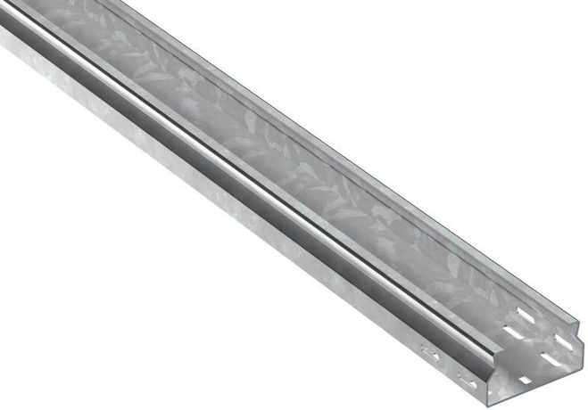 Лоток листовой неперфорир. 50х100 L2500 сталь 2.0мм HDZ ESCA 7 IEK CLN10-050-100-200-D25-HDZ