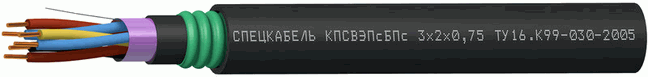 Кабель КПСВЭПсБПс 1х2х0.75 - 2691 Спецкабель 0100010026
