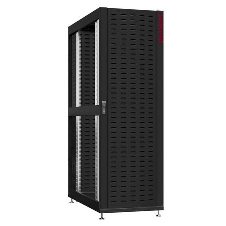 Шкаф серверный 48U 600х1200 передняя дверь: протект IP41. задняя боковые панели: без. цвет: черный RAL9005 - NS 6248.9660 SYSMATRIX
