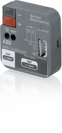 Вход бинарный BI-F-2.0.1 2-кан. дискретный free@home FM ABB 2CDG510002R0011