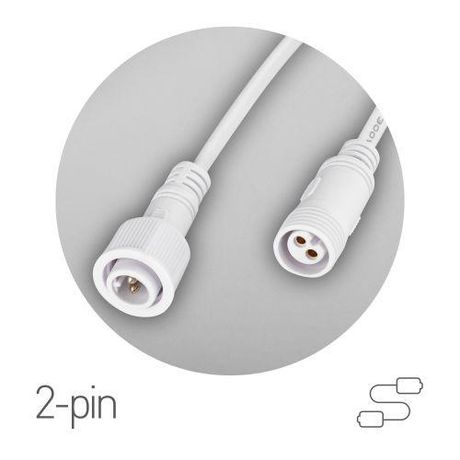 Кабель соединительный для линейного светильника Cable-DCWP-2pin (PP2)-M15-MF-1m 1 м | Б0064712 ЭРА