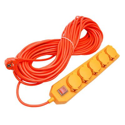 Удлинитель 5х20м 16А IP44 У10-026 ПВС 3х1 с выкл. индикатором сети защ. крышкой UNIVersal 9633923 Союз