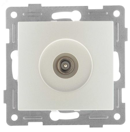 Механизм ТВ розетки 1-местн. СП Bravo жемчуж. GUSI С10А1-028