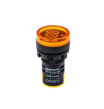 Индикатор напряжения, 20-500V AC, желтый MT22-VM5 | 78725 ОВЕН