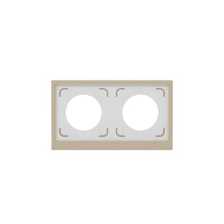 Рамка 2 поста IP44, KANT, ванильный марципан - 7015944 ДКС DKC арт. 7015944