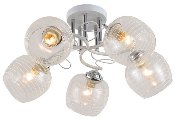 Люстра Estefany 9131-305 5 х Е27 40 Вт модерн | Б0054743 Rivoli ЭРА