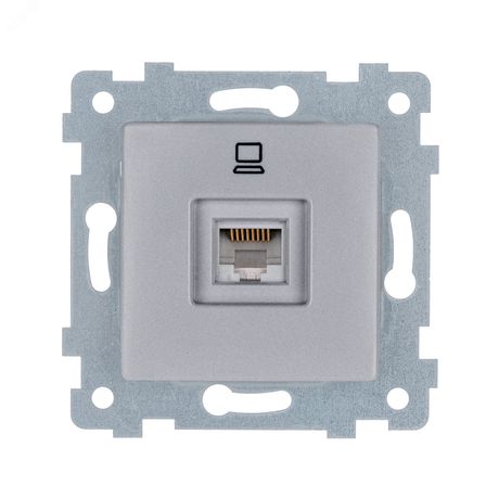 Механизм розетки комп. СП Мария IP 20 РК1-455 алюм. Кунцево 110048