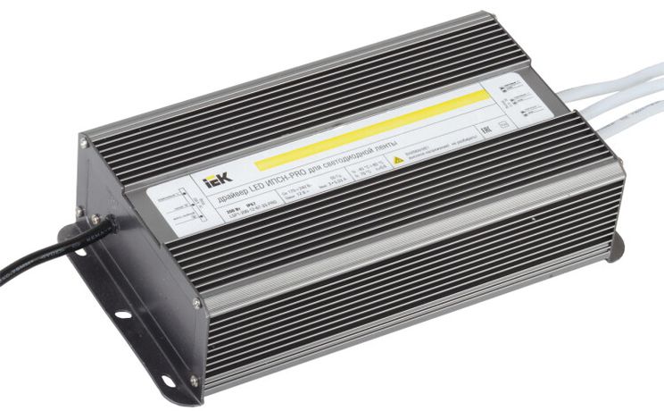 Драйвер светодиодный LED 200w 12v IP67 блок-шнур - LSP1-200-12-67-33-PRO IEK