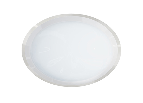 Светильник для ЖКХ пылевлагозащищенный "Таблетка" o220 мм TLE 1xE14 OL 220x160x102мм без ламп IP65 опал | 82882 TechnoLux