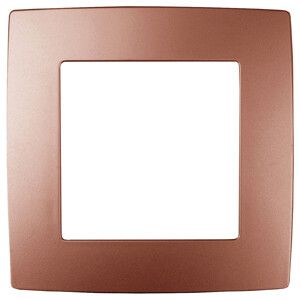 Рамка для розеток и выключателей 1 пост медь пластик ЭРА 12 12-5001-14 - Б0019368