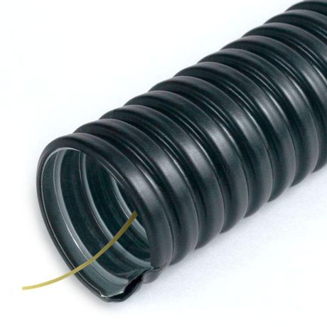 Металлорукав в ПВХ изоляции Р3-ЦП-НГ-LS-25 с/з (50м/уп) | PR04.01102 Промрукав Строитель