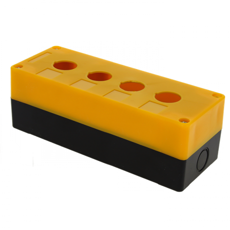 Корпус КП104 пластиковый 4 кнопки желтый EKF PROxima | cpb-104-o