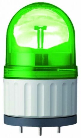 ЛАМПА МАЯЧОК ВРАЩ ЗЕЛЕНАЯ 24В AC/DC 84ММ | XVR08B03 Schneider Electric