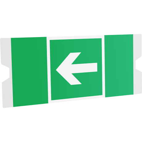 Рассеиватель односторонний ST-46 URAN STANDARD с пиктограммой ПЭУ 003 Указательная стрелка (202х96) | 4502004370 Световые Технологии