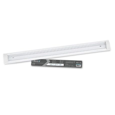 Светильник под светодиодную лампу SPO-405R 2xLED-Т8-1200 с решеткой G13 1200мм IP40 NEOX - 4690612061177