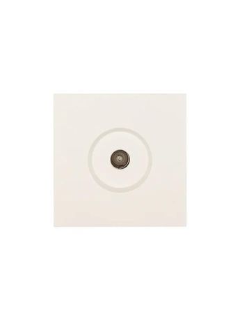 Розетка ТВ проходная СП ZIMA IP20 слон. кость LEZARD 704-9088-129