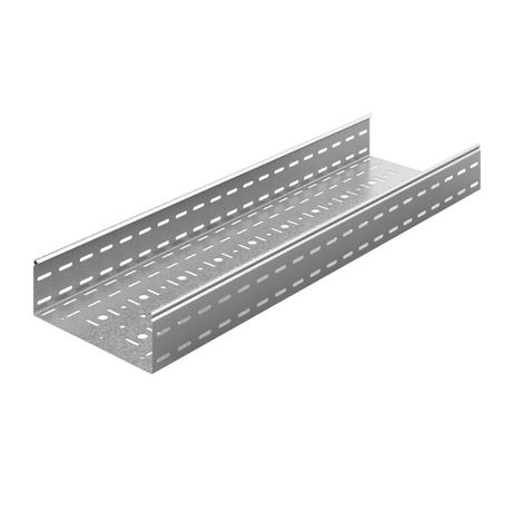 Универсальный лоток перфорированный 100х100х3000, толщ. 1,5 мм, Сендзимир цинк, 083013 | УЛП-100х100х3000-1,5-СЦ Ostec УЛ(П)-100х100х3000 (1,5 мм)