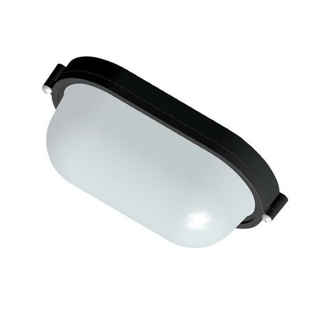 Светильник НПП 03-60-021 "Банник" 1401 овал малый 1х60Вт E27 IP65 корпус черн. Элетех 1005500940