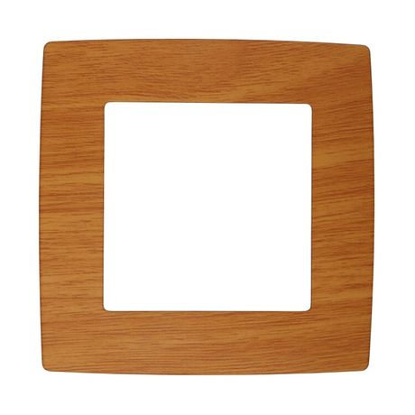 Рамка для розеток и выключателей 1 пост ольха пластик ЭРА 12 12-5001-07 - Б0014747