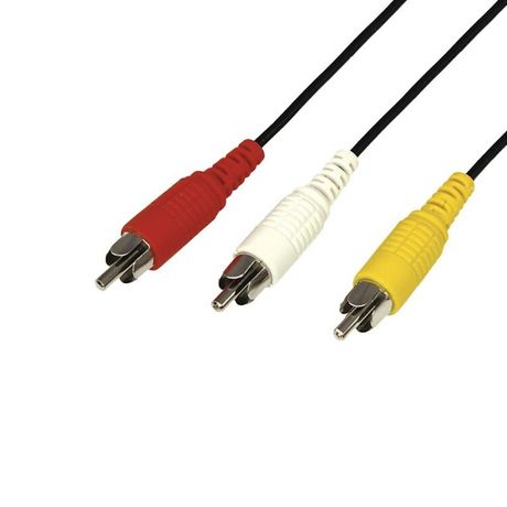 Кабель 3 RCA - RCA, длина 10 метров, черный, 17-0207, REXANT MEET 17-0207