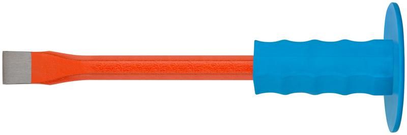 Зубило с квадратным резиновым протектором 250 х 16 22 мм Профи - 46772 РОС
