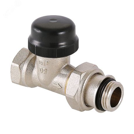 Клапан термостатический для радиатора прямой 1/2' с предварительной настройкой - VT.038.N.04 VALTEC DVT380004