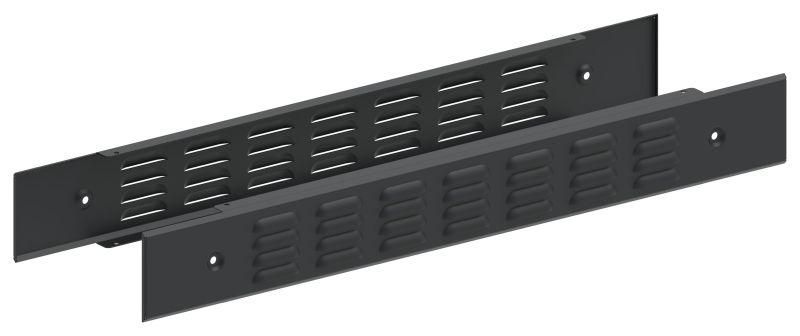 Панель цоколя вентилируемая 100х800 RAL7021 FORMAT (уп.2шт) IEK FO-00D-PCV-010-080-7021