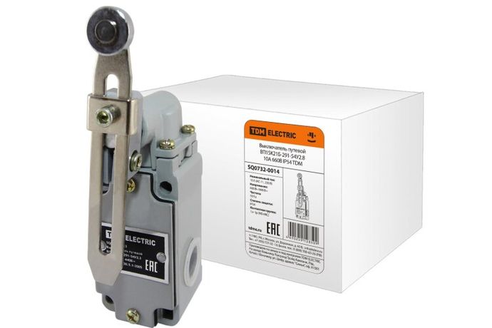 Выключатель путевой ВП15K21Б-291-54У2.8 10А 660В IP54 | SQ0732-0014 TDM