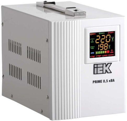 Стабилизатор напряжения переносной серии Prime 0.5 кВА - IVS31-1-00500 IEK