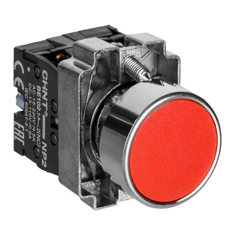Кнопка управления NP2-BA42 без подсветки красная 1НЗ IP40 | 574843 CHINT