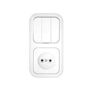 Беларусь Блок 3-х кл выкл+розетка 3В-РЦ-661 - Bylectrica