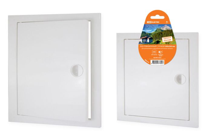 Люк ревизионный с ручкой 200х200, белый | SQ1807-0422 TDM