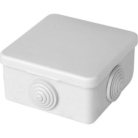 Коробка распределительная 75*75*42мм, 4 ввода, IP53, белая (КЭМ 3-10-4 (П)) EBX10-24-44 | 32747 STEKKER FERON