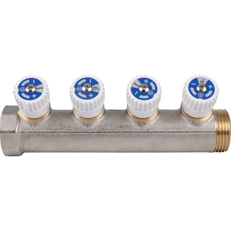 Коллектор распределительный 3/4', 4 отвода 1/2' - RG008SFVPM6IB3 STOUT SMB 6851 341204