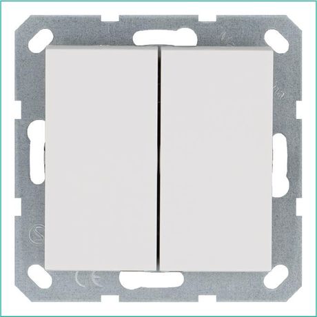 Переключатель перекрестный 1-кл. 10А IP20 механизм бел. глянцевый Jasmart G3013W