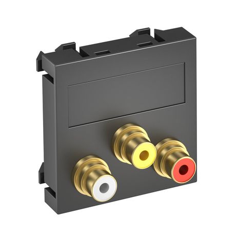 Мультимедийная рамка Audio-Video Modul45 (черный) (MTG-12R F SWGR1) | 6105189 OBO Bettermann